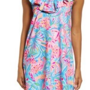 Lilly Pulitzer Floral Ruffle Dress